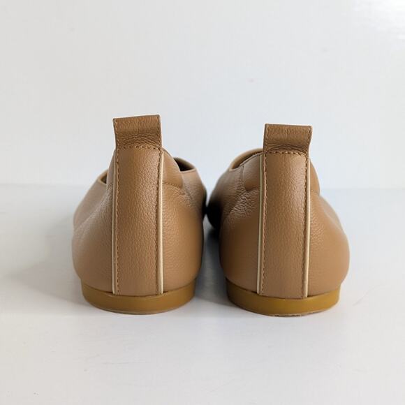 Everlane Shoes Day Glove Womens 8.5* Tan Flats Slip On Leather Rubber Sole - Picture 4 of 13